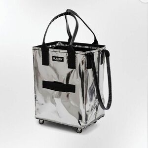 NIB Silver Hulken Rolling Tote Bag The Original Medium